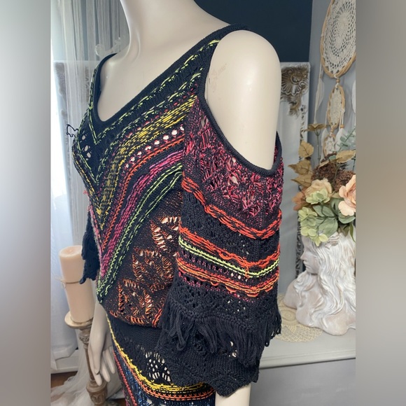 Anthropologie crotchet maxi festival dress Cecelia Prada - Picture 3 of 6